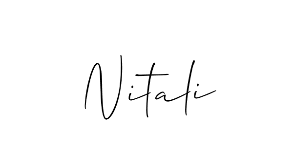 Here are the top 10 professional signature styles for the name Nitali. These are the best autograph styles you can use for your name. Nitali signature style 2 images and pictures png