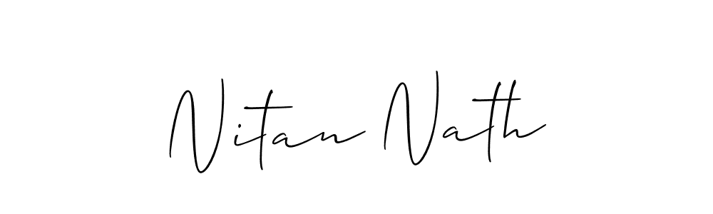 Make a beautiful signature design for name Nitan Nath. Use this online signature maker to create a handwritten signature for free. Nitan Nath signature style 2 images and pictures png