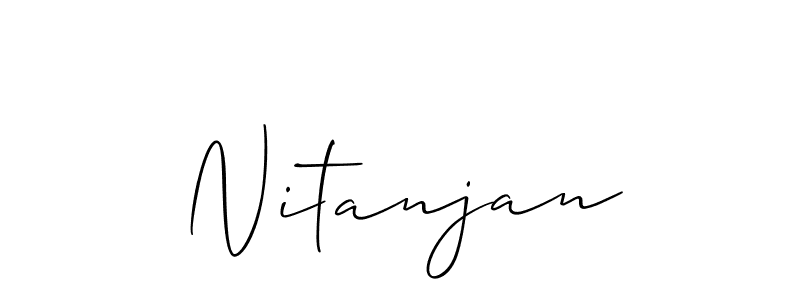 Make a short Nitanjan signature style. Manage your documents anywhere anytime using Allison_Script. Create and add eSignatures, submit forms, share and send files easily. Nitanjan signature style 2 images and pictures png