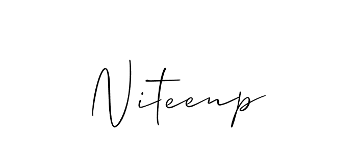 You should practise on your own different ways (Allison_Script) to write your name (Niteenp) in signature. don't let someone else do it for you. Niteenp signature style 2 images and pictures png