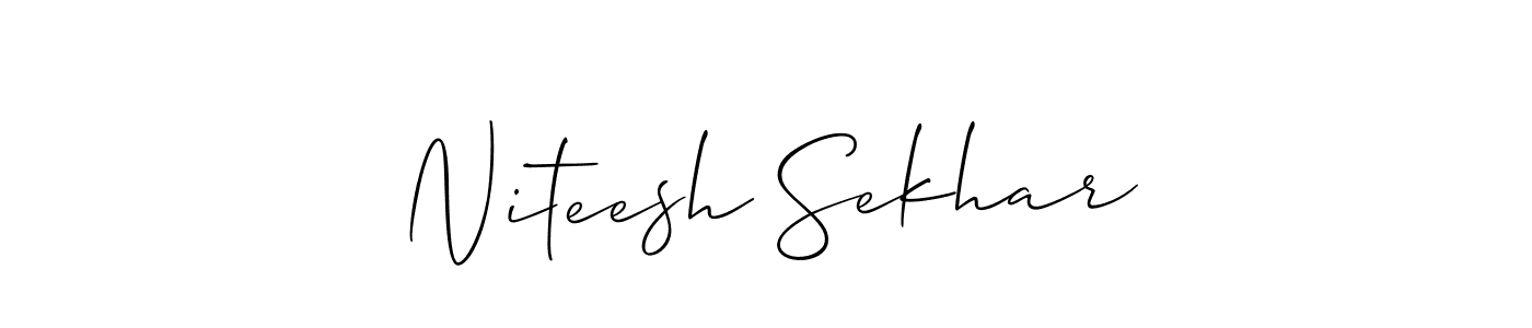 Here are the top 10 professional signature styles for the name Niteesh Sekhar. These are the best autograph styles you can use for your name. Niteesh Sekhar signature style 2 images and pictures png