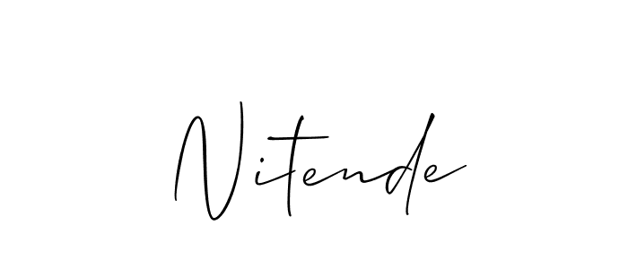 This is the best signature style for the Nitende name. Also you like these signature font (Allison_Script). Mix name signature. Nitende signature style 2 images and pictures png