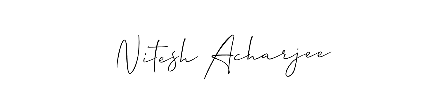 See photos of Nitesh Acharjee official signature by Spectra . Check more albums & portfolios. Read reviews & check more about Allison_Script font. Nitesh Acharjee signature style 2 images and pictures png