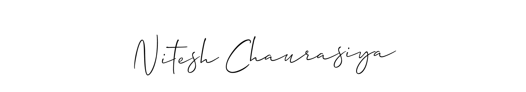 Once you've used our free online signature maker to create your best signature Allison_Script style, it's time to enjoy all of the benefits that Nitesh Chaurasiya name signing documents. Nitesh Chaurasiya signature style 2 images and pictures png