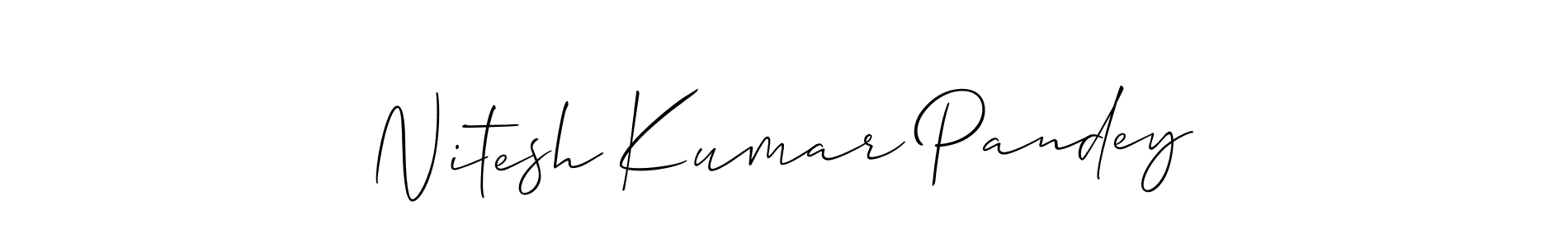 You can use this online signature creator to create a handwritten signature for the name Nitesh Kumar Pandey. This is the best online autograph maker. Nitesh Kumar Pandey signature style 2 images and pictures png