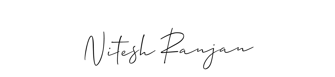 if you are searching for the best signature style for your name Nitesh Ranjan. so please give up your signature search. here we have designed multiple signature styles  using Allison_Script. Nitesh Ranjan signature style 2 images and pictures png