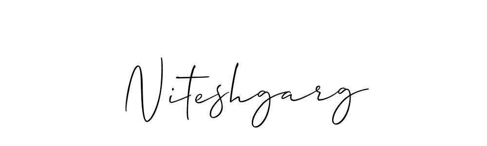 Make a beautiful signature design for name Niteshgarg. Use this online signature maker to create a handwritten signature for free. Niteshgarg signature style 2 images and pictures png