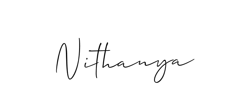 How to Draw Nithanya signature style? Allison_Script is a latest design signature styles for name Nithanya. Nithanya signature style 2 images and pictures png