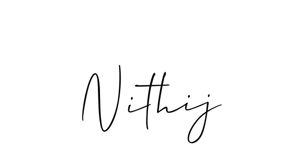 Check out images of Autograph of Nithij name. Actor Nithij Signature Style. Allison_Script is a professional sign style online. Nithij signature style 2 images and pictures png