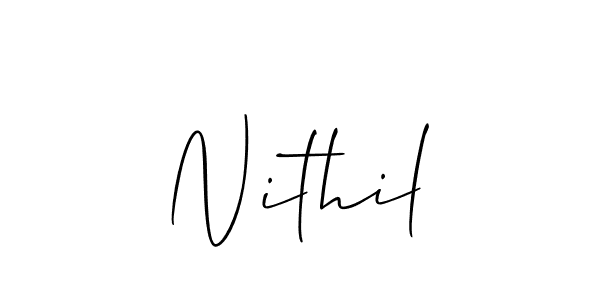 Make a short Nithil signature style. Manage your documents anywhere anytime using Allison_Script. Create and add eSignatures, submit forms, share and send files easily. Nithil signature style 2 images and pictures png