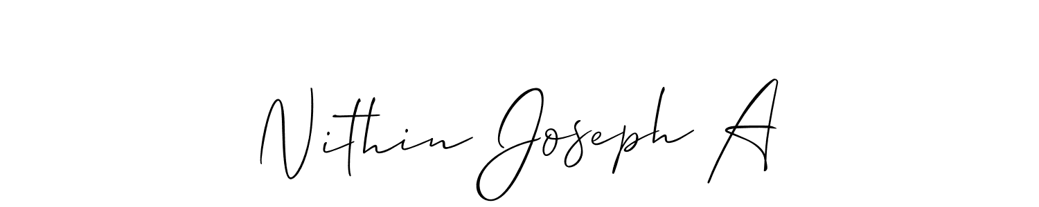 Check out images of Autograph of Nithin Joseph A name. Actor Nithin Joseph A Signature Style. Allison_Script is a professional sign style online. Nithin Joseph A signature style 2 images and pictures png