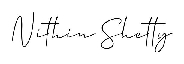 How to make Nithin Shetty name signature. Use Allison_Script style for creating short signs online. This is the latest handwritten sign. Nithin Shetty signature style 2 images and pictures png