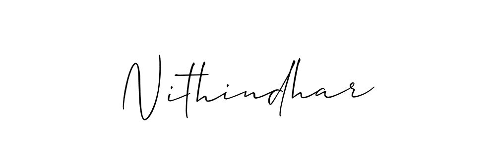 It looks lik you need a new signature style for name Nithindhar. Design unique handwritten (Allison_Script) signature with our free signature maker in just a few clicks. Nithindhar signature style 2 images and pictures png