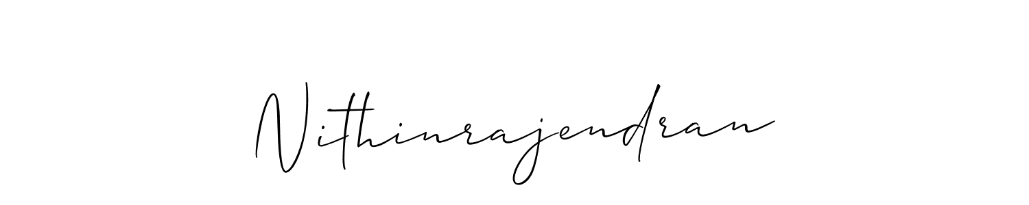 This is the best signature style for the Nithinrajendran name. Also you like these signature font (Allison_Script). Mix name signature. Nithinrajendran signature style 2 images and pictures png