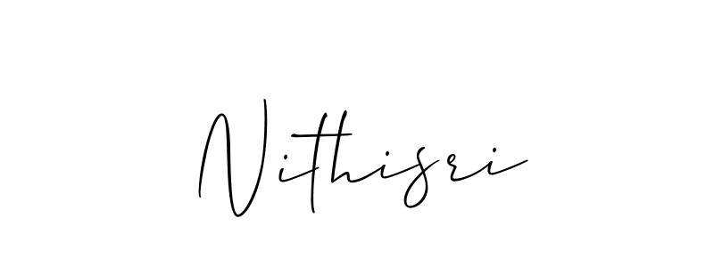 Make a beautiful signature design for name Nithisri. Use this online signature maker to create a handwritten signature for free. Nithisri signature style 2 images and pictures png