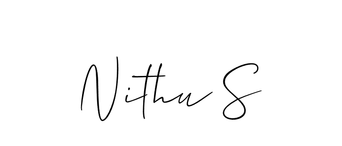 Check out images of Autograph of Nithu S name. Actor Nithu S Signature Style. Allison_Script is a professional sign style online. Nithu S signature style 2 images and pictures png