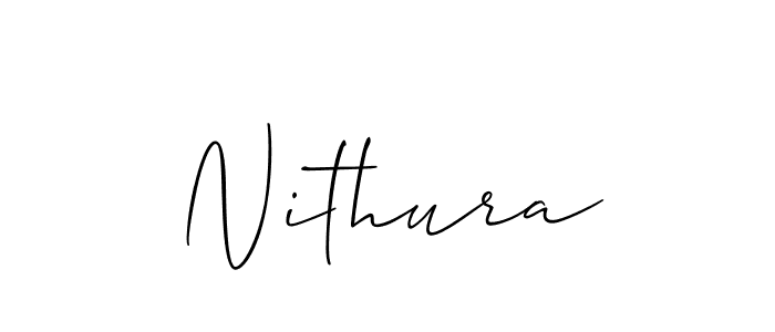 Make a beautiful signature design for name Nithura. Use this online signature maker to create a handwritten signature for free. Nithura signature style 2 images and pictures png
