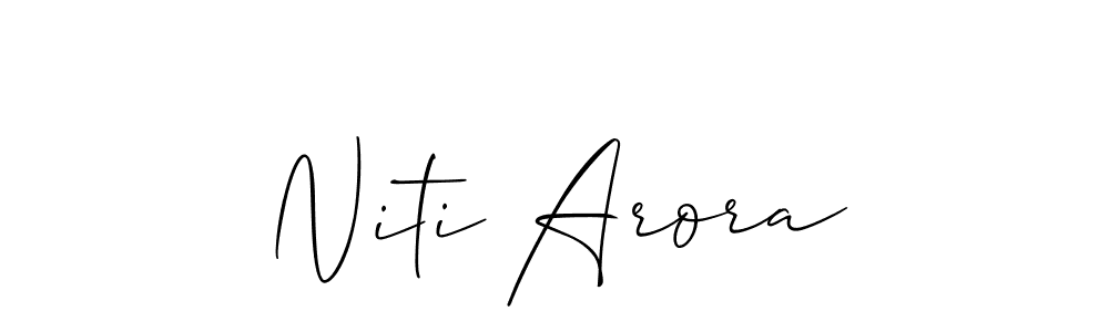 You can use this online signature creator to create a handwritten signature for the name Niti Arora. This is the best online autograph maker. Niti Arora signature style 2 images and pictures png