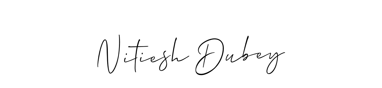 Similarly Allison_Script is the best handwritten signature design. Signature creator online .You can use it as an online autograph creator for name Nitiesh Dubey. Nitiesh Dubey signature style 2 images and pictures png