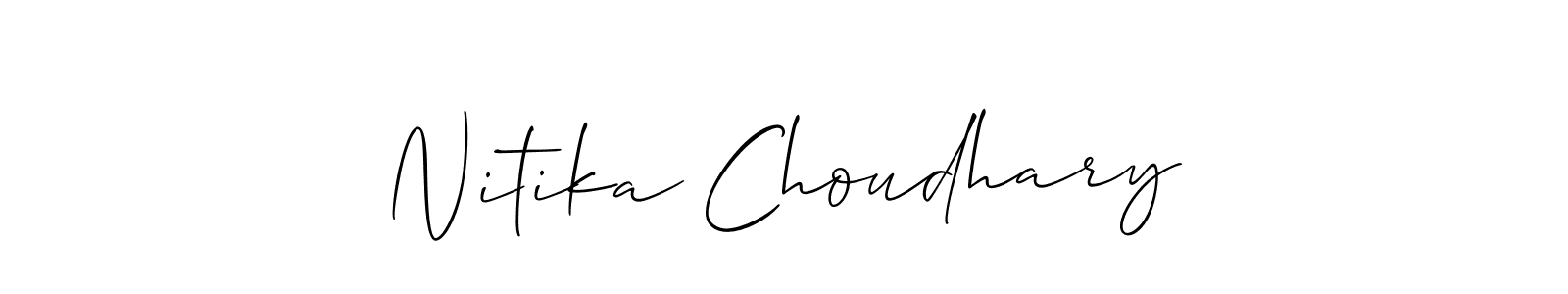 Check out images of Autograph of Nitika Choudhary name. Actor Nitika Choudhary Signature Style. Allison_Script is a professional sign style online. Nitika Choudhary signature style 2 images and pictures png