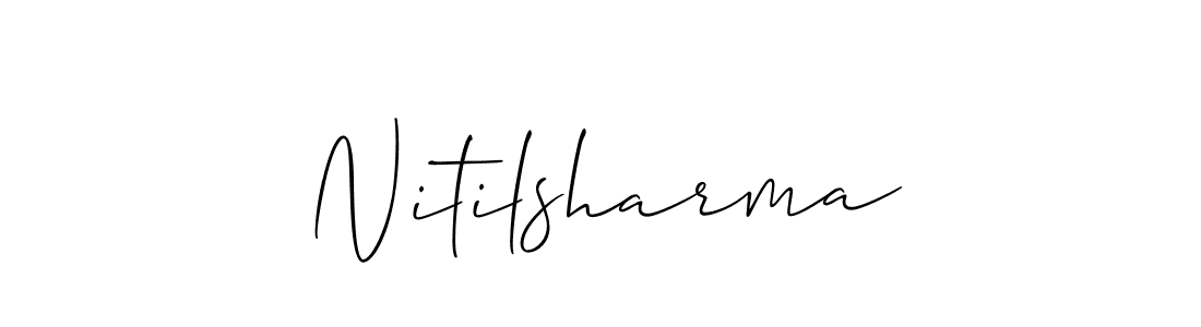 You can use this online signature creator to create a handwritten signature for the name Nitilsharma. This is the best online autograph maker. Nitilsharma signature style 2 images and pictures png