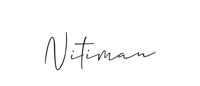 Here are the top 10 professional signature styles for the name Nitiman. These are the best autograph styles you can use for your name. Nitiman signature style 2 images and pictures png