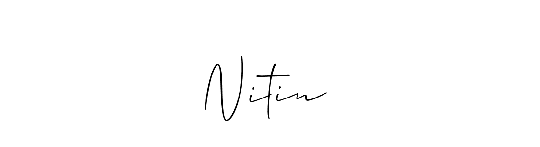 Check out images of Autograph of Nitin❤️ name. Actor Nitin❤️ Signature Style. Allison_Script is a professional sign style online. Nitin❤️ signature style 2 images and pictures png