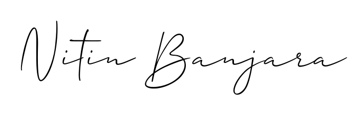 This is the best signature style for the Nitin Banjara name. Also you like these signature font (Allison_Script). Mix name signature. Nitin Banjara signature style 2 images and pictures png