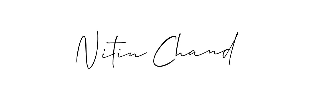 Check out images of Autograph of Nitin Chand name. Actor Nitin Chand Signature Style. Allison_Script is a professional sign style online. Nitin Chand signature style 2 images and pictures png