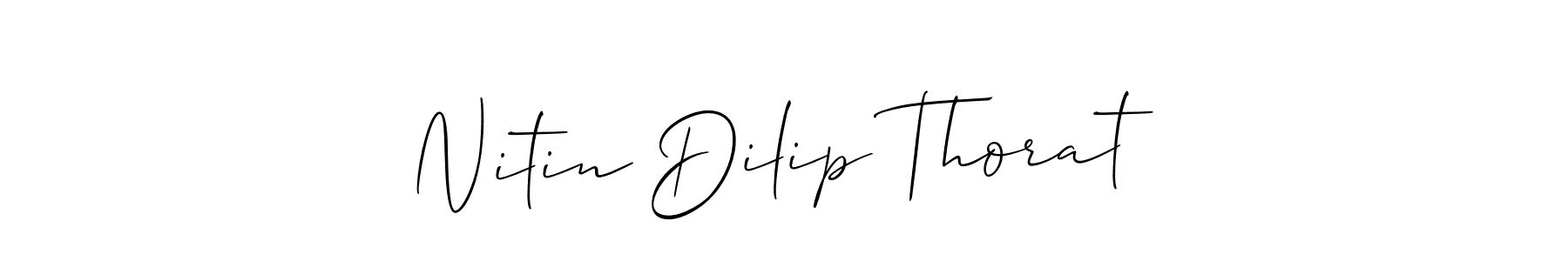 You can use this online signature creator to create a handwritten signature for the name Nitin Dilip Thorat. This is the best online autograph maker. Nitin Dilip Thorat signature style 2 images and pictures png