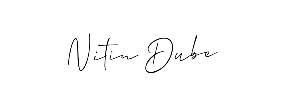 Once you've used our free online signature maker to create your best signature Allison_Script style, it's time to enjoy all of the benefits that Nitin Dube name signing documents. Nitin Dube signature style 2 images and pictures png