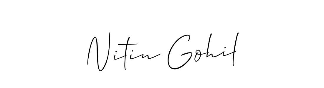 See photos of Nitin Gohil official signature by Spectra . Check more albums & portfolios. Read reviews & check more about Allison_Script font. Nitin Gohil signature style 2 images and pictures png