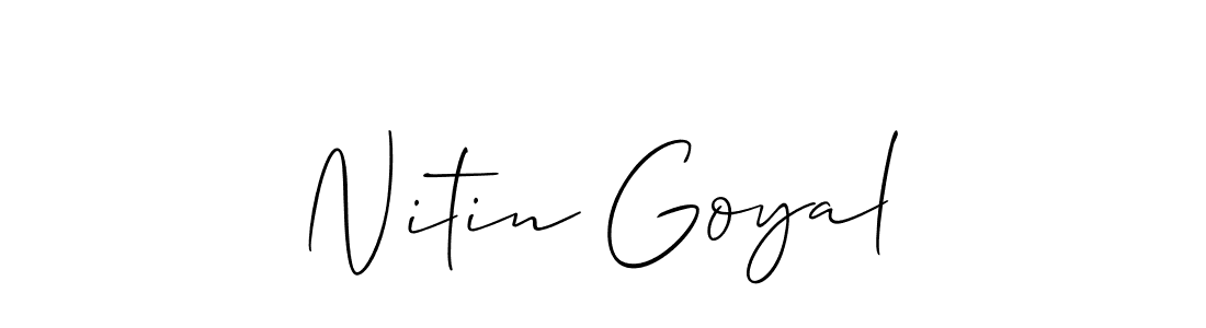 Once you've used our free online signature maker to create your best signature Allison_Script style, it's time to enjoy all of the benefits that Nitin Goyal name signing documents. Nitin Goyal signature style 2 images and pictures png