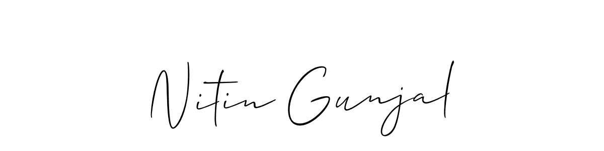 See photos of Nitin Gunjal official signature by Spectra . Check more albums & portfolios. Read reviews & check more about Allison_Script font. Nitin Gunjal signature style 2 images and pictures png