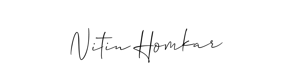Here are the top 10 professional signature styles for the name Nitin Homkar. These are the best autograph styles you can use for your name. Nitin Homkar signature style 2 images and pictures png