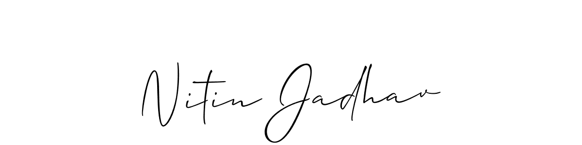 Once you've used our free online signature maker to create your best signature Allison_Script style, it's time to enjoy all of the benefits that Nitin Jadhav name signing documents. Nitin Jadhav signature style 2 images and pictures png