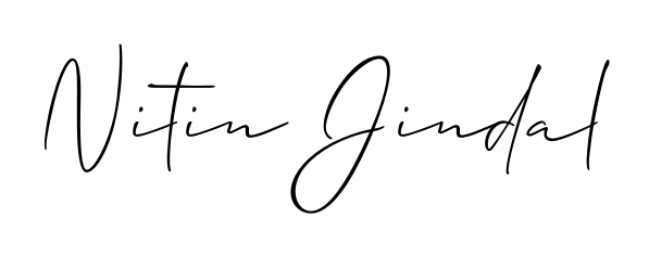 A dynamic signature style for Nitin Jindal using Allison_Script script. Designed to look authentic, handwritten, and professional. Nitin Jindal signature style 2 images and pictures png