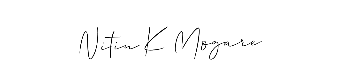Once you've used our free online signature maker to create your best signature Allison_Script style, it's time to enjoy all of the benefits that Nitin K Mogare name signing documents. Nitin K Mogare signature style 2 images and pictures png