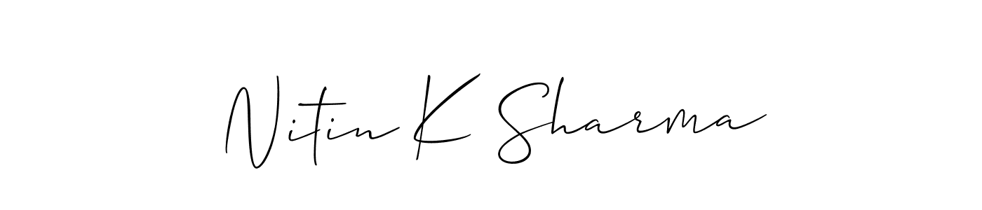Here are the top 10 professional signature styles for the name Nitin K Sharma. These are the best autograph styles you can use for your name. Nitin K Sharma signature style 2 images and pictures png