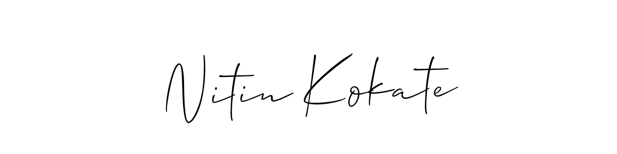 Check out images of Autograph of Nitin Kokate name. Actor Nitin Kokate Signature Style. Allison_Script is a professional sign style online. Nitin Kokate signature style 2 images and pictures png