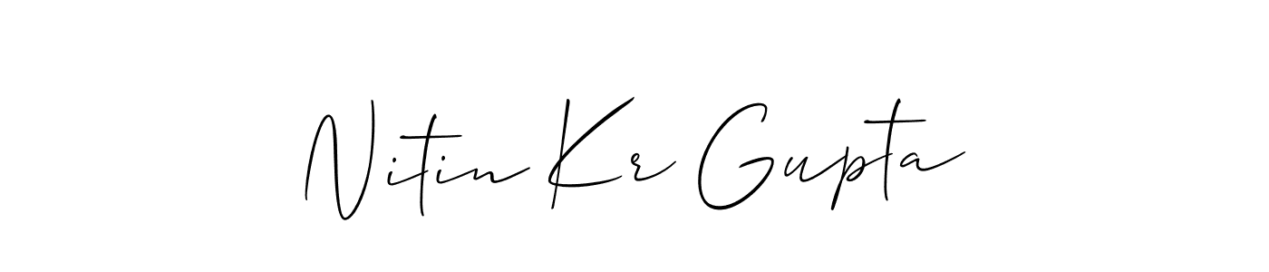 Here are the top 10 professional signature styles for the name Nitin Kr Gupta. These are the best autograph styles you can use for your name. Nitin Kr Gupta signature style 2 images and pictures png