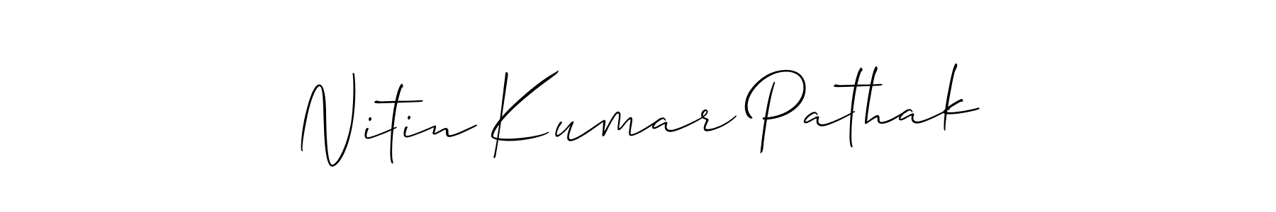 Once you've used our free online signature maker to create your best signature Allison_Script style, it's time to enjoy all of the benefits that Nitin Kumar Pathak name signing documents. Nitin Kumar Pathak signature style 2 images and pictures png