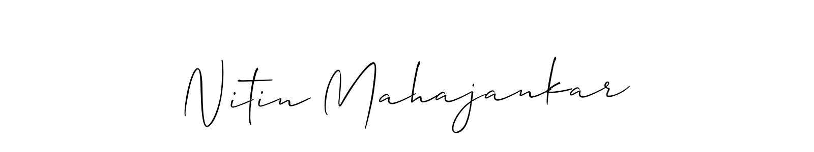 You can use this online signature creator to create a handwritten signature for the name Nitin Mahajankar. This is the best online autograph maker. Nitin Mahajankar signature style 2 images and pictures png
