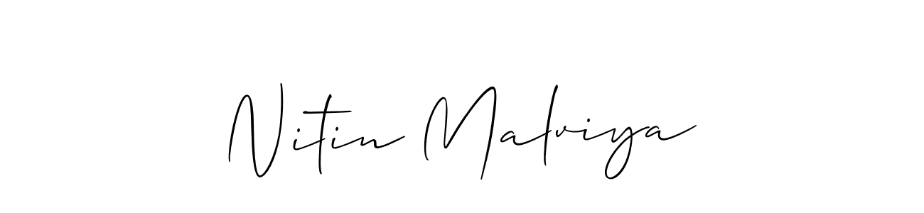 You can use this online signature creator to create a handwritten signature for the name Nitin Malviya. This is the best online autograph maker. Nitin Malviya signature style 2 images and pictures png