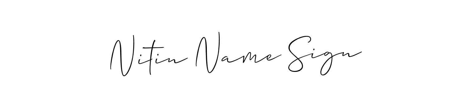 Make a beautiful signature design for name Nitin Name Sign. Use this online signature maker to create a handwritten signature for free. Nitin Name Sign signature style 2 images and pictures png