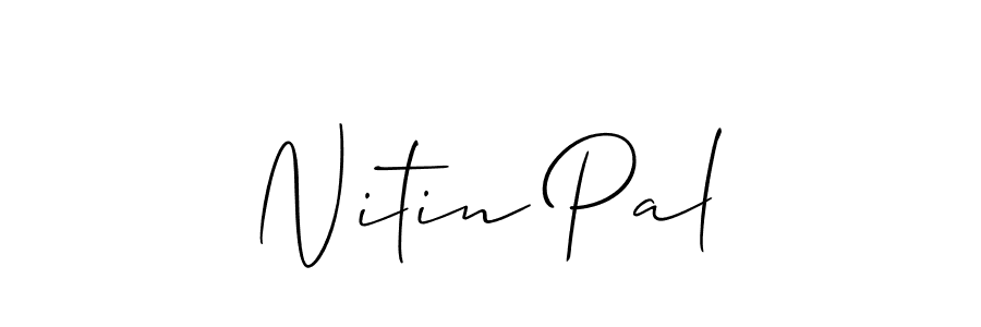 You can use this online signature creator to create a handwritten signature for the name Nitin Pal. This is the best online autograph maker. Nitin Pal signature style 2 images and pictures png