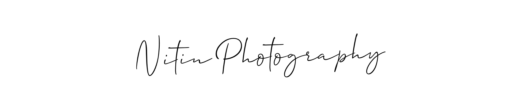 Make a beautiful signature design for name Nitin Photography. Use this online signature maker to create a handwritten signature for free. Nitin Photography signature style 2 images and pictures png