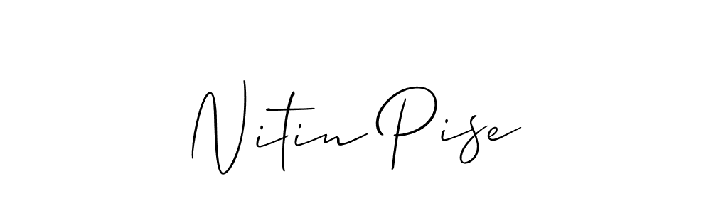 Check out images of Autograph of Nitin Pise name. Actor Nitin Pise Signature Style. Allison_Script is a professional sign style online. Nitin Pise signature style 2 images and pictures png