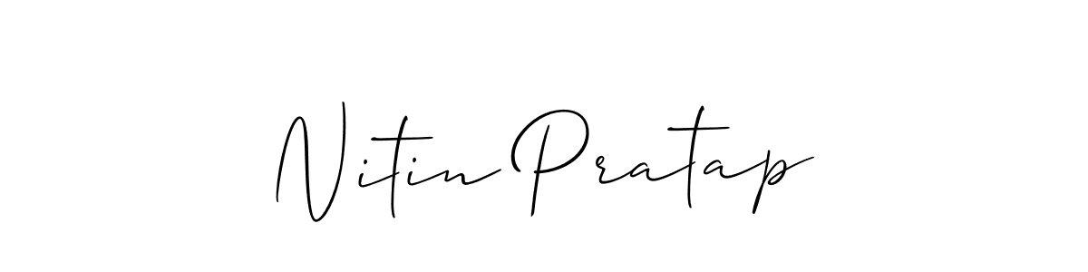 Best and Professional Signature Style for Nitin Pratap. Allison_Script Best Signature Style Collection. Nitin Pratap signature style 2 images and pictures png