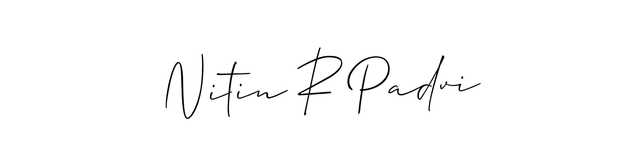 Once you've used our free online signature maker to create your best signature Allison_Script style, it's time to enjoy all of the benefits that Nitin R Padvi name signing documents. Nitin R Padvi signature style 2 images and pictures png
